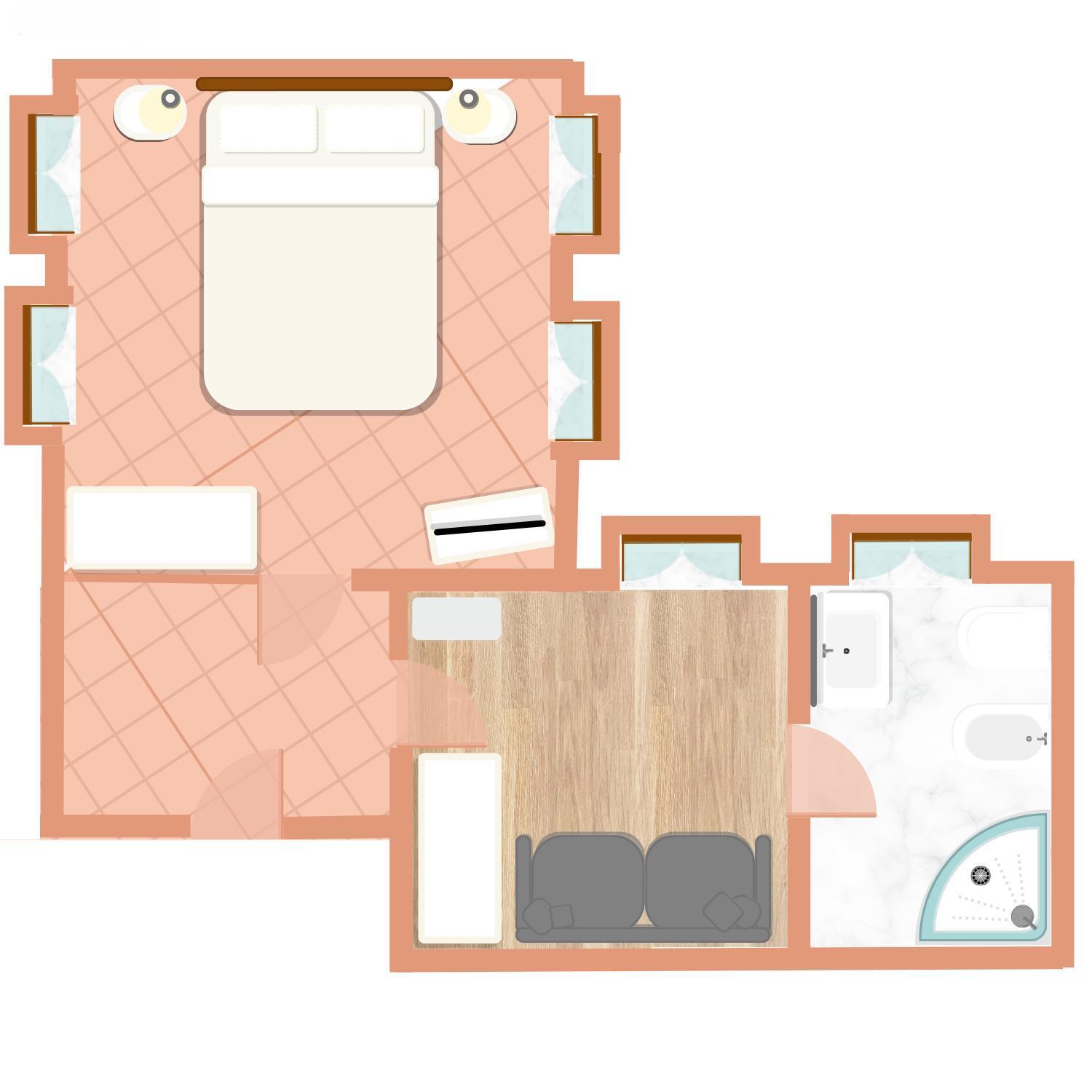 Italianflat - Rentroom Old Town - 200mt To Arena Gasthuis 3*