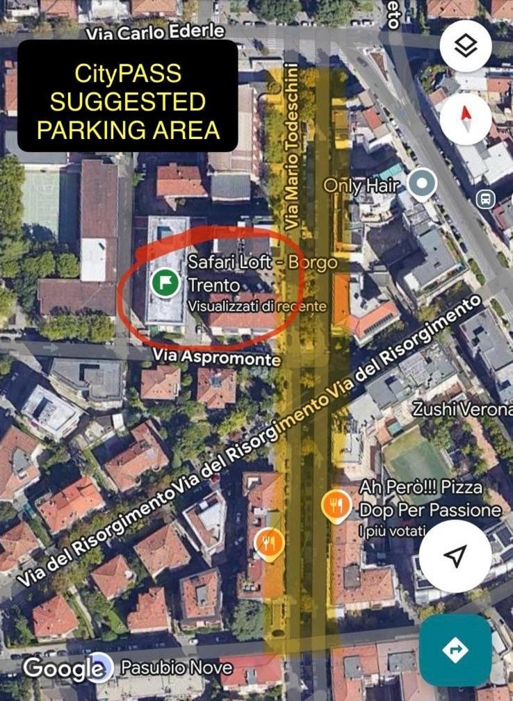 Safari Loft Borgo Trento - Free Parking And Walk To Arena Verona